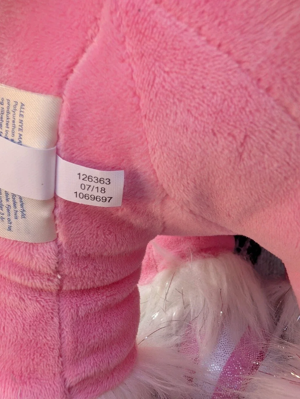 Build-A-Bear Candy Cane Swirl Unicorn 2018 Plush - Picture 8 of 8
